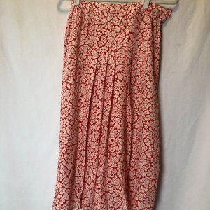 Reformation-esque Pleated Skirt 100% silk